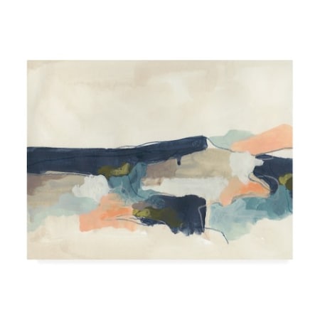 June Erica Vess 'Palette Horizon II' Canvas Art,18x24